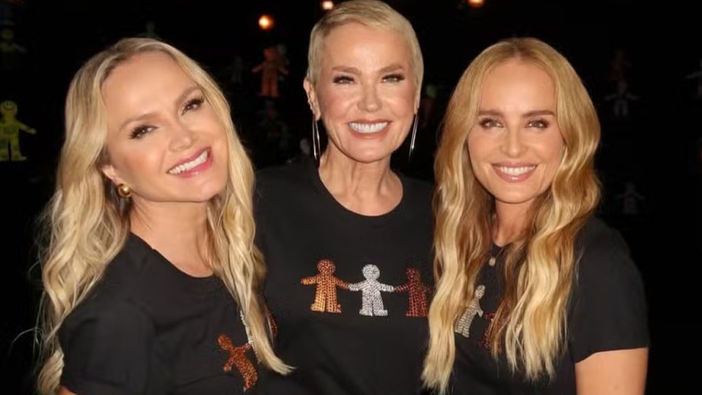 Angélica, Xuxa e Eliana, se reencontram para gravação: ‘Criança Esperança’