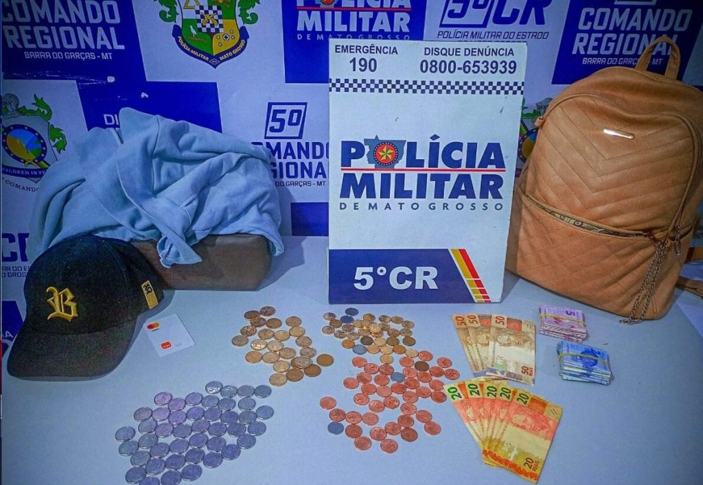 Homem é preso após roubar farmácia no setor central de Barra do Garças