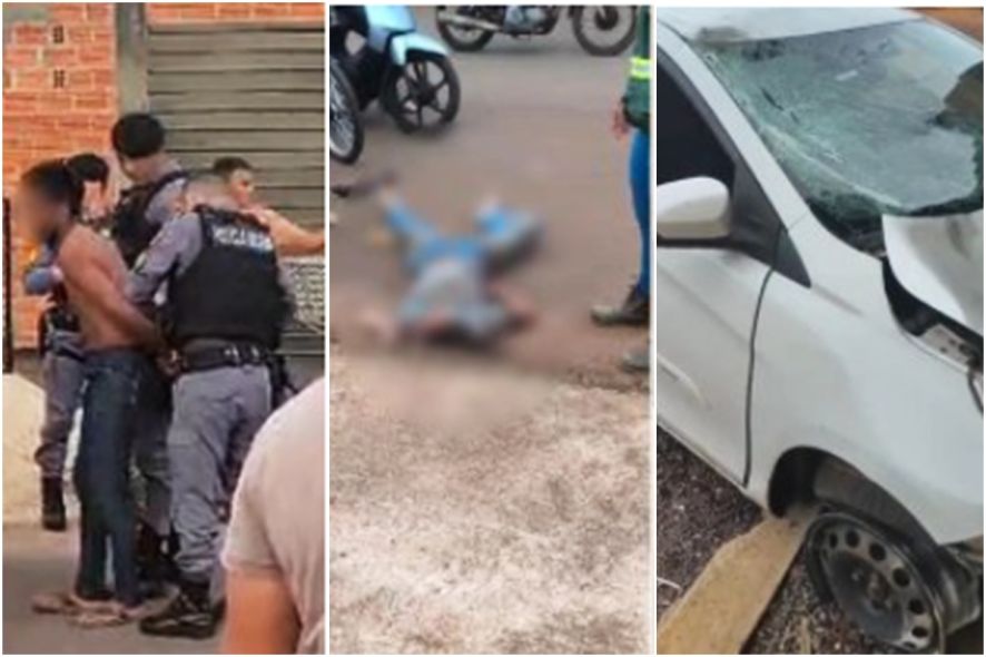 Criminoso furta carro, mata mulher e fere filho perto de creche em Canarana